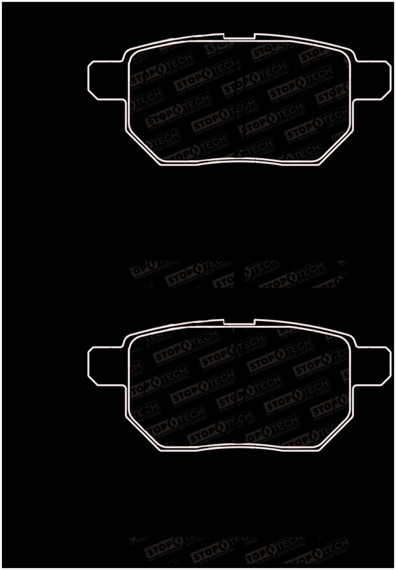 Stoptech 308.1354 Street Brake Pads - Rears