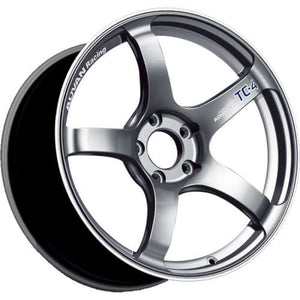 Advan YAD8J38WSBK TC4 18x9.5 / +38 Offset / 5x120 / 72.5mm Bore / Black Chrome