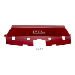 Wehrli WCF100546-RED 13-18 Cummins Fabricated Aluminum Radiator Cover - WCFab Re