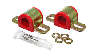 Energy Suspension 9.5125R Universal Red 21mm Non-Greaseable Sway Bar Bushing Set