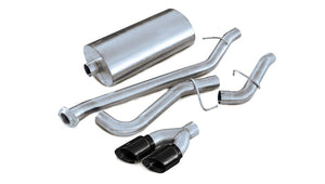 CORSA Performance 14232BLK Corsa 2001-2006 fits Chevrolet Tahoe 5.3L V8 3in Cat-Back Single Side w Twin 4in Black Pro-Series Tips