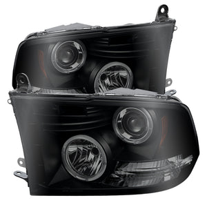 Spyder 5078407 fits Dodge 09-14 Ram 1500 Projector Headlights Halogen- LED Halo