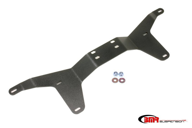 BMR DTB002H S197 Mustang Rear Driveshaft Tunnel Brace - Black Hammertone