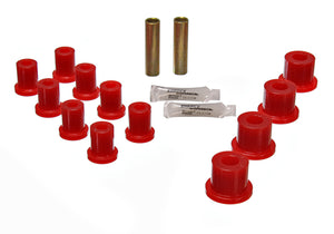 Energy Suspension 2.2116R fits Jeep Spring Bushing Set - Red