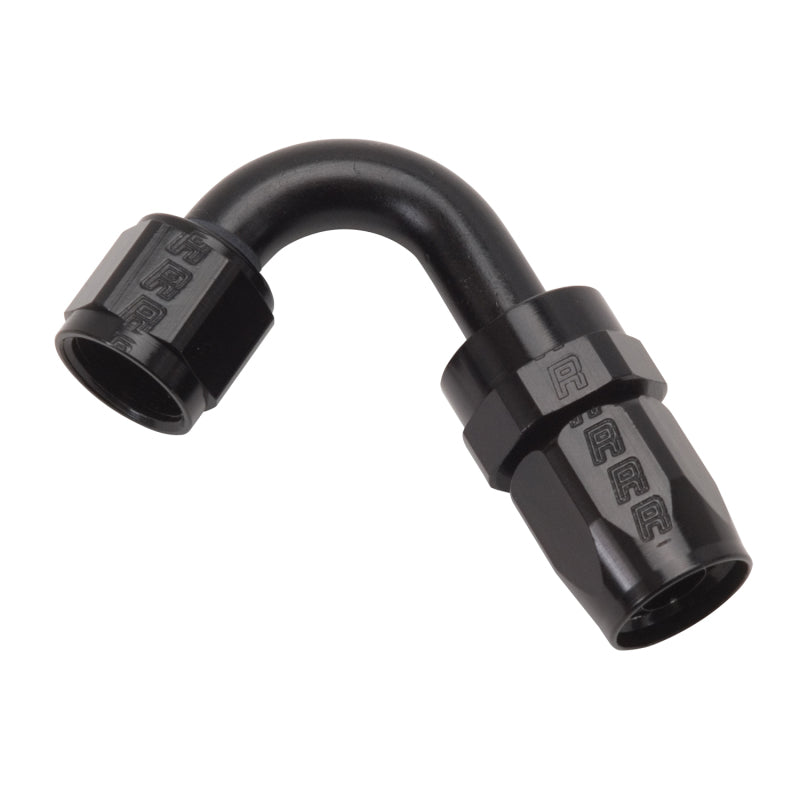 Russell 613415 Performance -8 AN Black 120 Degree Full Flow Swivel Hose End