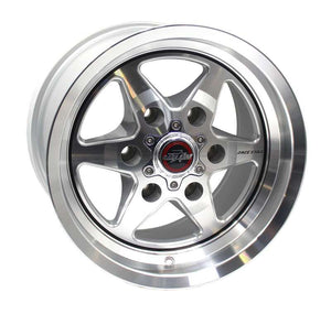 Race Star 93-510853SM 93 Truck Star 15x10 / 6x5.50 BC / 6.63 BS / 28 Offset / 78.10 Bore / Silver/Machined Wheel