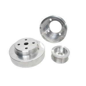 BBK  1553 Mustang 5.0 Underdrive Pulley Kit - Lightweight CNC Billet Aluminum (3