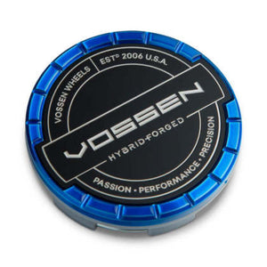 Vossen CAP-BSC1-SM-HF-BL Billet Sport Cap 1.0 - Small - Hybrid Forged - Transparent Blue