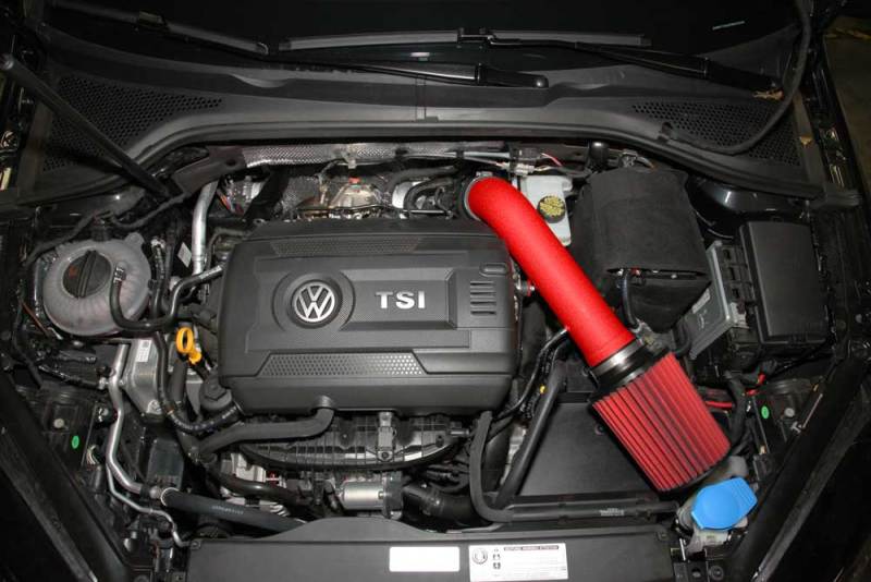 AEM 21-746WR 2015 fits Volkswagen Golf GTI 2.0L Cold Air Intake System Wrinkle Red