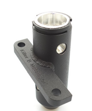Killer B Motorsport UTCRV2AN-B Killer B Upper Turbo Coolant Reservoir V2 Black AN Fittings for 02-07 WRX / 04+ STI
