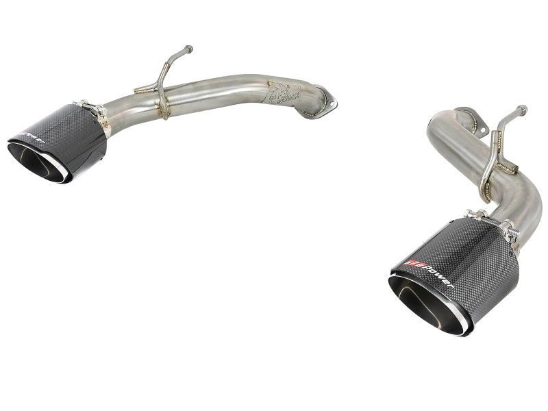 AFE 49-36130NM-C  2.5in 304 SS Axle-Back Exhaust w/ Carbon Fiber Tips 16-19 fit
