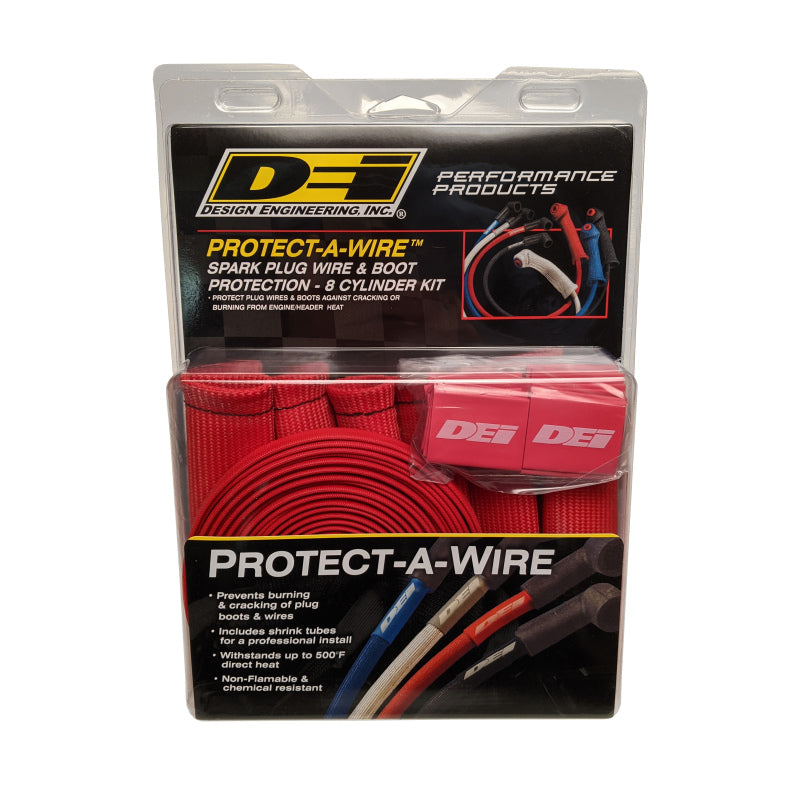 DEI  10722 Protect-A-Boot and Wire Kit 8 Cylinder - Red