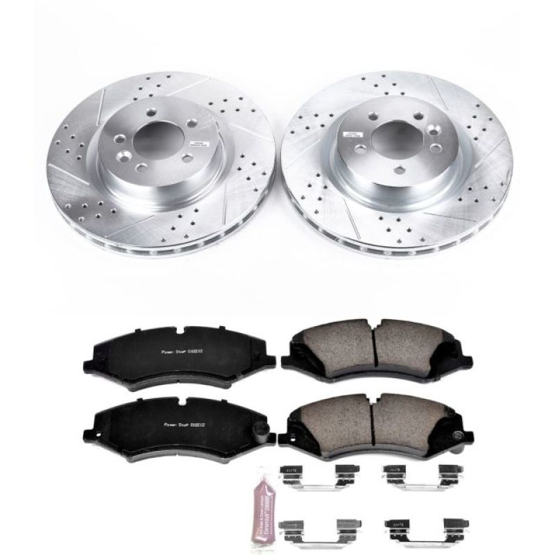 PowerStop K7079 fits Land Rover Discovery Front Z23 Evolution Sport Brake Kit