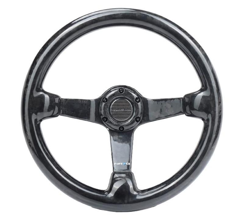 NRG ST-036FC Forged Carbon Fiber Steering Wheel (350mm / 3in. Deep)