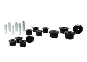 Whiteline W73819 fits Jeep Cherokee Spring Eye Front/Rear & Shackle Bushing