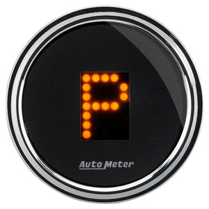AutoMeter 1460 Autometer Designer 2-1/16in Chrome Domed Lens Black Dial PRNDL Gauge