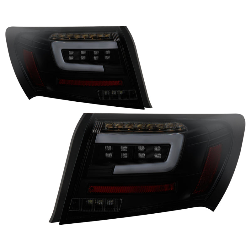Spyder 5087980 fits Subaru 08-11 Impreza WRX 4DR LED Tail Lights - Black Smoke