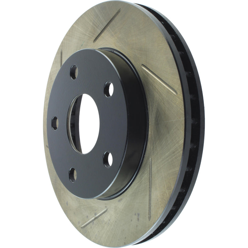 Stoptech 126.44069SR Power Slot 1/90-95 fits Toyota MR2 Front Right SportStop Slotted Rotor