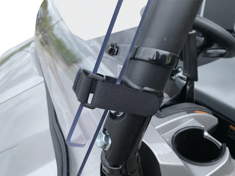 QuadBoss 375787 fits Kawasaki KAF820 Mule Pro-DX Windbreak Folding Windshield