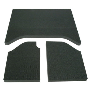 DEI  50132 fits Jeep 07-10 Wrangler JK 2-Door Boom Mat Headliner - 3 Piece - Bla