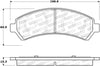 Stoptech 308.0726 Street Brake Pads