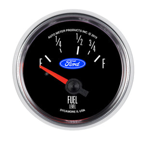 AutoMeter 880820 Autometer fits Ford 2-1/16in. Electric Fuel Level Gauge