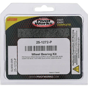 Pivot World 25-1272-P fits Suzuki Wheel Bearing Kit Premium Bearings