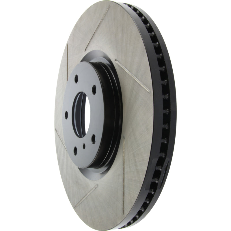 Stoptech 126.42095SR Power Slot 07-08 fits Infiniti G35 2WD / 08 G37 Coupe SportStop Slotted Front Right Rotor