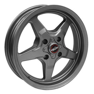 Race Star 91-580030G 91 Drag Star 15x8.00 4x108bc 5.50bs Direct Drill Met Gry Wheel