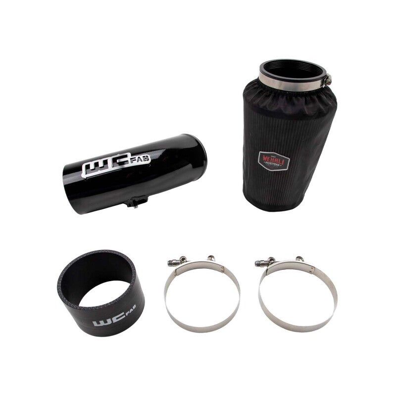 Wehrli Cummins High Mount 2nd Gen Swap 4in Intake Kit - Deore Gold