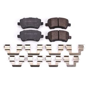 PowerStop 17 fits Rover LR2 Rear Z17 Evolution Ceramic Brake Pads w/Hardware