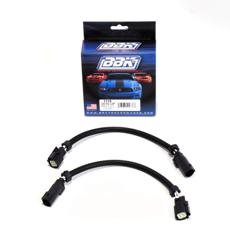BBK  1119 2015 Mustang GT V6 6-Pin Front O2 Sensor Wire Harness Extensions 12 (p