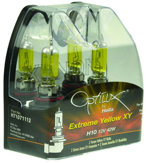 Hella LAH71071112 Optilux H10 12V/42W XY Xenon Yellow Bulb
