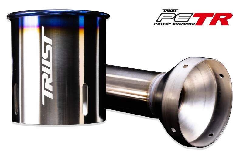 GReddy 11007126 SS PE-TR Tip Silencers 115mm Tip -60mm Inner Pipe