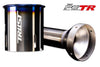 GReddy 11007126 SS PE-TR Tip Silencers 115mm Tip -60mm Inner Pipe