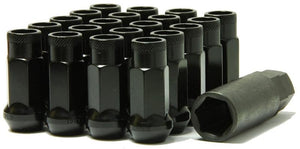 Wheel Mate 32905B Muteki SR48 Open End Lug Nuts - Black 12x1.25 48mm