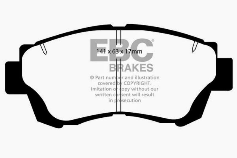 EBC DP2874 fits Lexus 92-96 ES300 3.0 Greenstuff Front Brake Pads