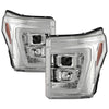 Spyder 5087881 fits Ford 11-16 F250/350/450 V2 High-Power LED Headlights-White