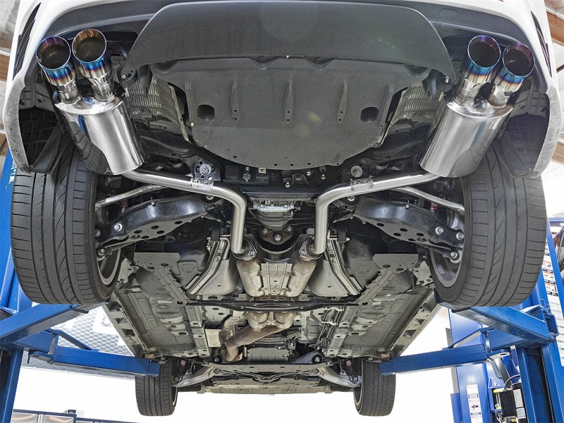 AFE 49-36037-L  16-17 fits Lexus RC 200T 2.0L (t) 2in. SS Axle-Back Exhaust Sys