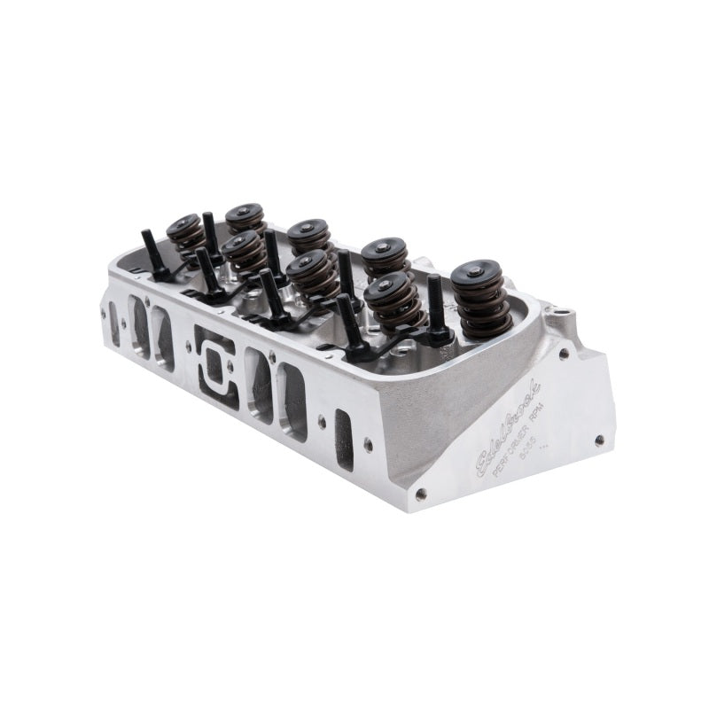 Edelbrock 60555 Cylinder Head BBC Performer RPM Rectangle Port for Hydraulic Roller Cam Complete (Ea)