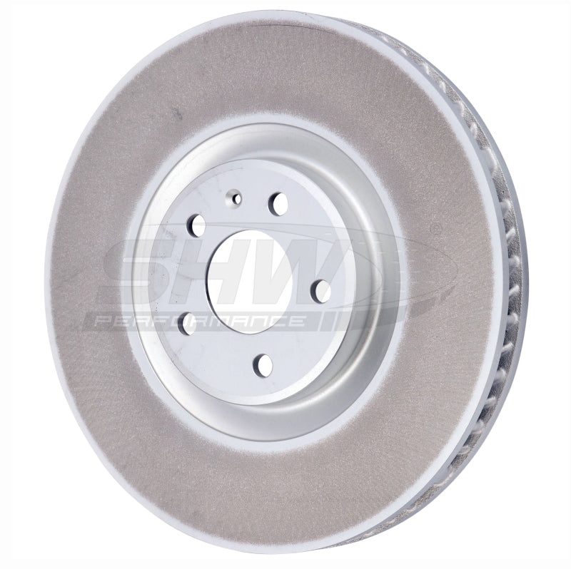 SHW Performance PFR39524 SHW 15-18 fits Porsche Macan GTS w/18in Wheels w/o Ceramics Right Frt Smooth MB Brake Rotor (95B615302J)