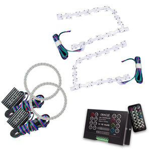 ORACLE Lighting 2642-333 Oracle 11-19 fits Chrysler 300C DRL Upgrade w/ Halo Kit - ColorSHIFT w/ 2.0 Controller