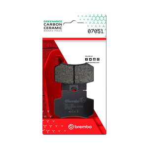 Brembo OE 7051 Kymco fits Grand Dink Carbon Ceramic Brake Pad - Rear