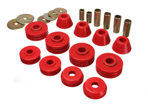 Energy Suspension 3.4108R fits GM Cab Mount Set - Red