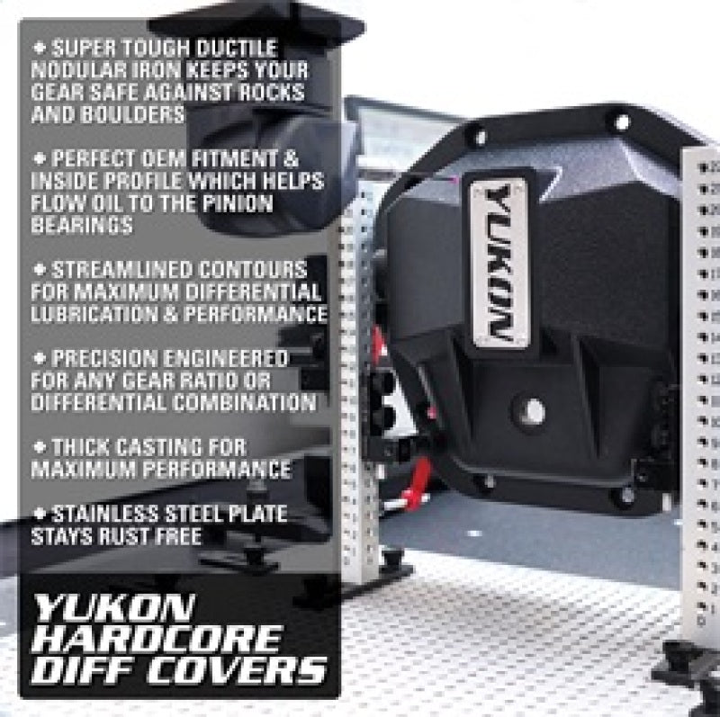 Yukon Gear & Axle YHCC-GM9.5-12B Yukon Gear Hardcore Diff Cover for fits GM 9.5in & 9.76in Rear