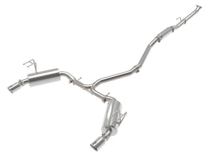 AFE 49-36628-P Takeda 2022 fits Honda Civic Stainless Steel Cat-Back Exhaust Sy