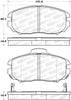 Stoptech 308.1125 Street Brake Pads
