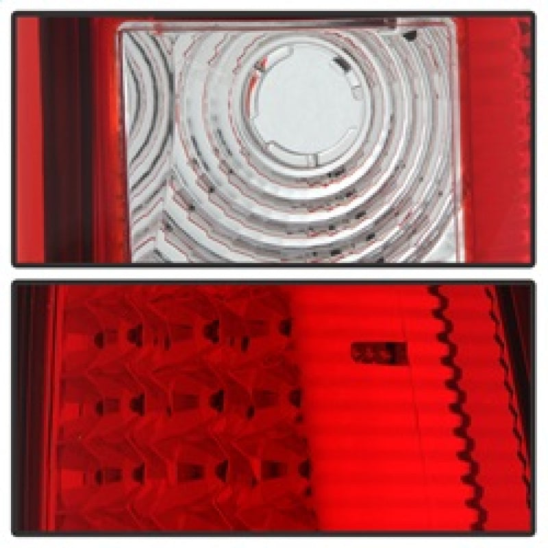 5008787 Xtune fits Chevy 03-06 Silverado 1500/2500/3500 LED Tail Lights Red Cl