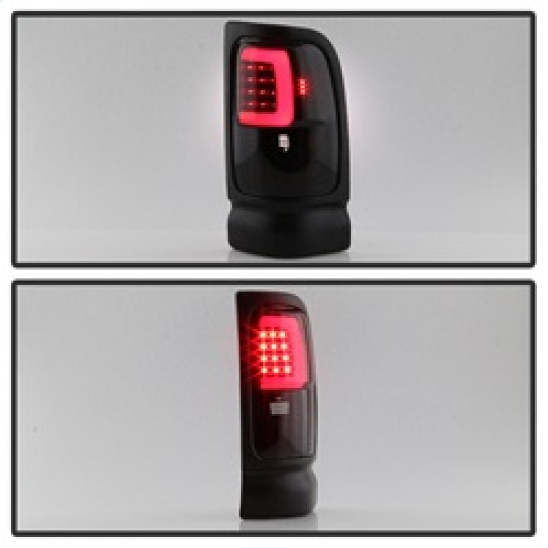 xTune 9038877 fits Dodge Ram 1500 94-01 Tail Lights - Light Bar LED - Black ALT
