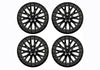 fits Ford 15-16 Racing M-1007K-M19XB Mustang GT 19X9 and 19X9.5 Wheel Set with TPMS Kit - Matte Black